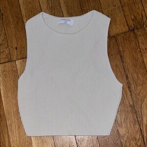 Babaton Women's Elegant Cream Tank Top